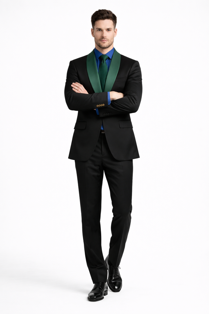 Men's Wedding Blazer with Premium Shawl Lapel Design