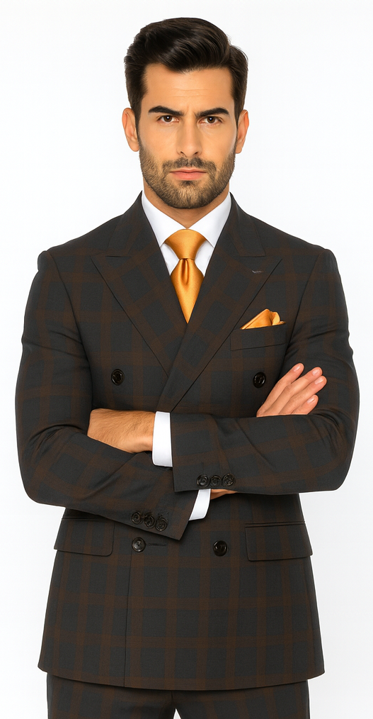 Men’s Rossi Man Milano RM1793 – Modern Formal Suit - Stylish Tailored Attire for Every Occasion