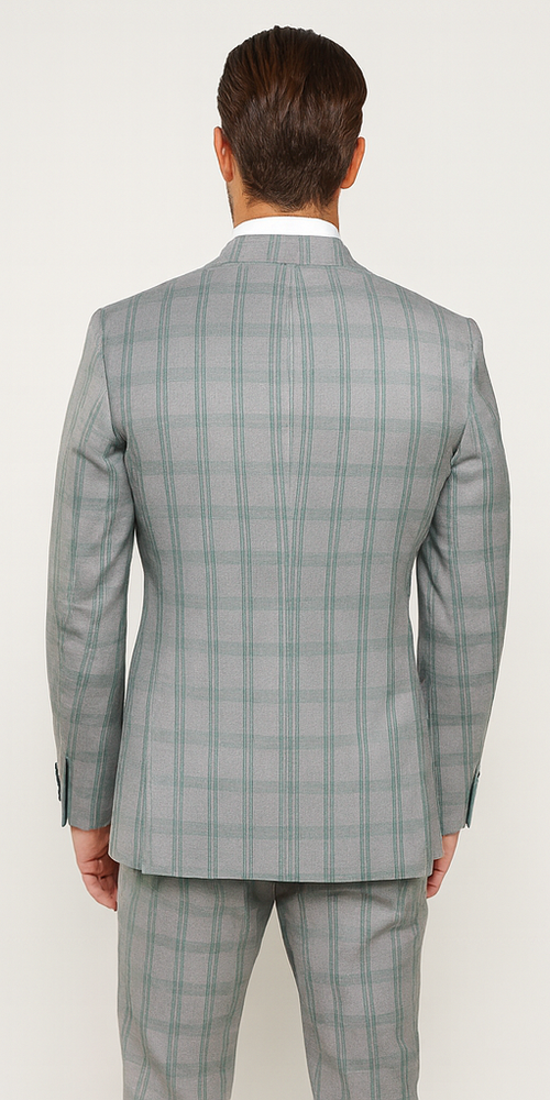 Men’s Rossi Man Milano RM1828 – Slim Fit Modern Suit - Formal Wear for Every Occasion