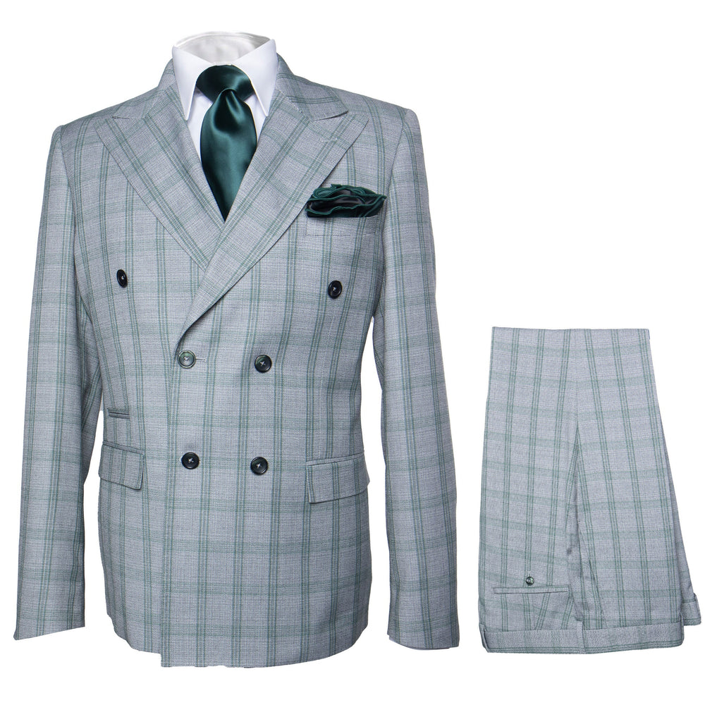 Men’s Rossi Man Milano RM1828 – Slim Fit Modern Suit - Formal Wear for Every Occasion
