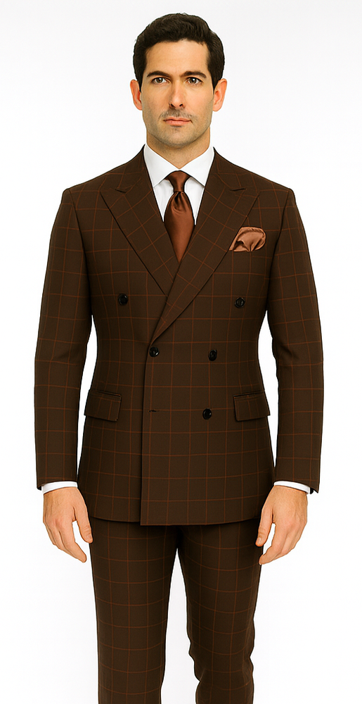 Men’s Rossi Man Milano RM1848 – Slim Fit Stylish Suit - Modern Formalwear for Men
