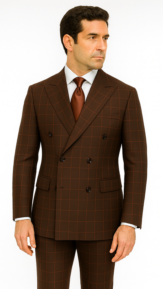 Men’s Rossi Man Milano RM1848 – Slim Fit Stylish Suit - Modern Formalwear for Men