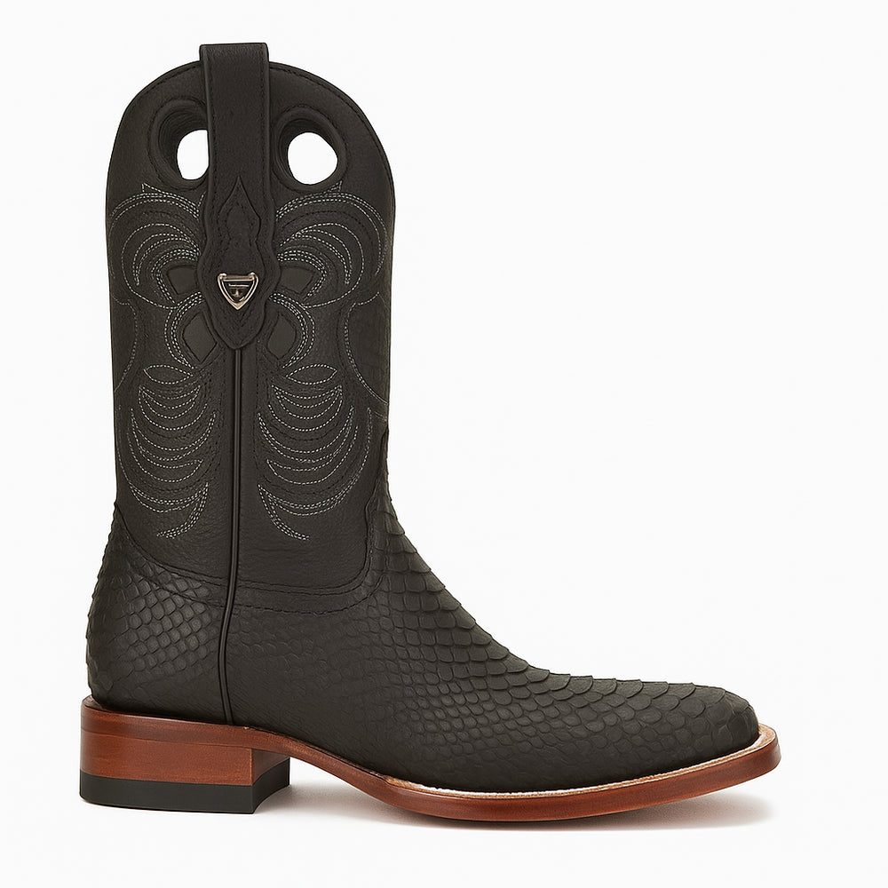 Men's Wild West Python Skin Rodeo Toe Boot 2818G5705