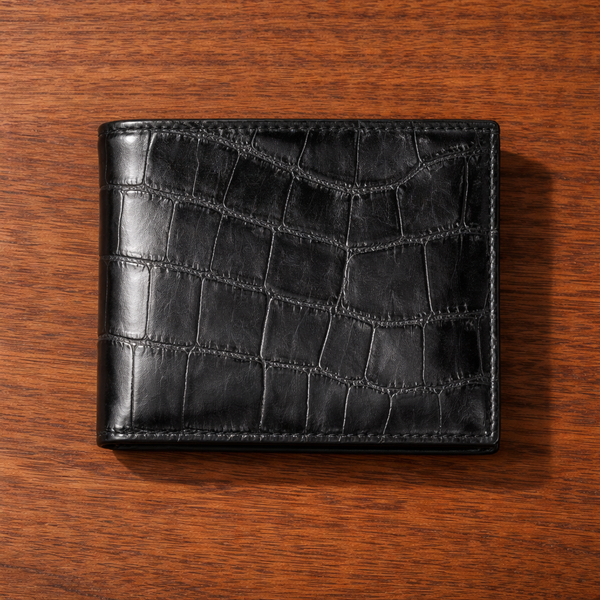 Men's Alligator Hipster Black