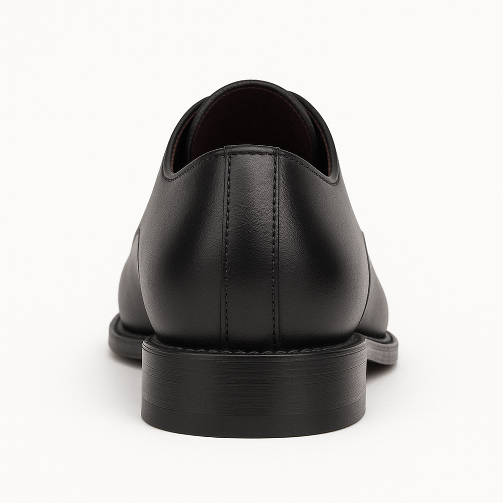 Gavino Black Calfskin Leather Mens Oxford By Mezlan Made In Spain Brand