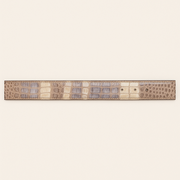 Men's Wild West Caiman Belly Skin Cowboy Belt 2C118249