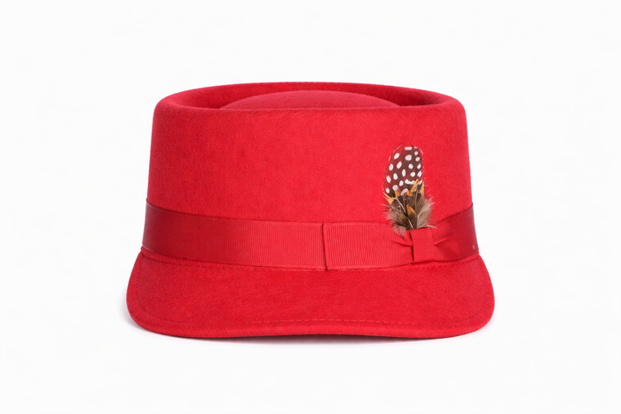 Men's Conductor Hat Red