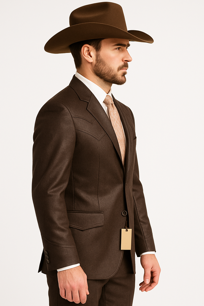 Traje Cafe Hombre - Traje Color Cafe