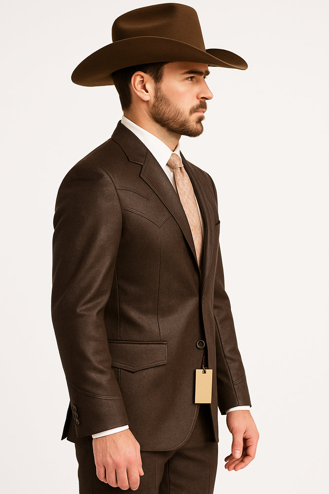Traje Cafe Hombre - Traje Color Cafe