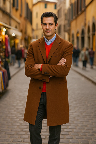 mens-dress-brown-full-length-overcoat