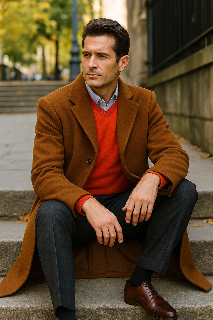 mens-dress-brown-full-length-overcoat