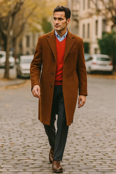 mens-dress-brown-full-length-overcoat