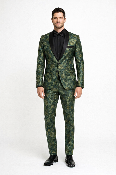 Forest Green Blazer Mens