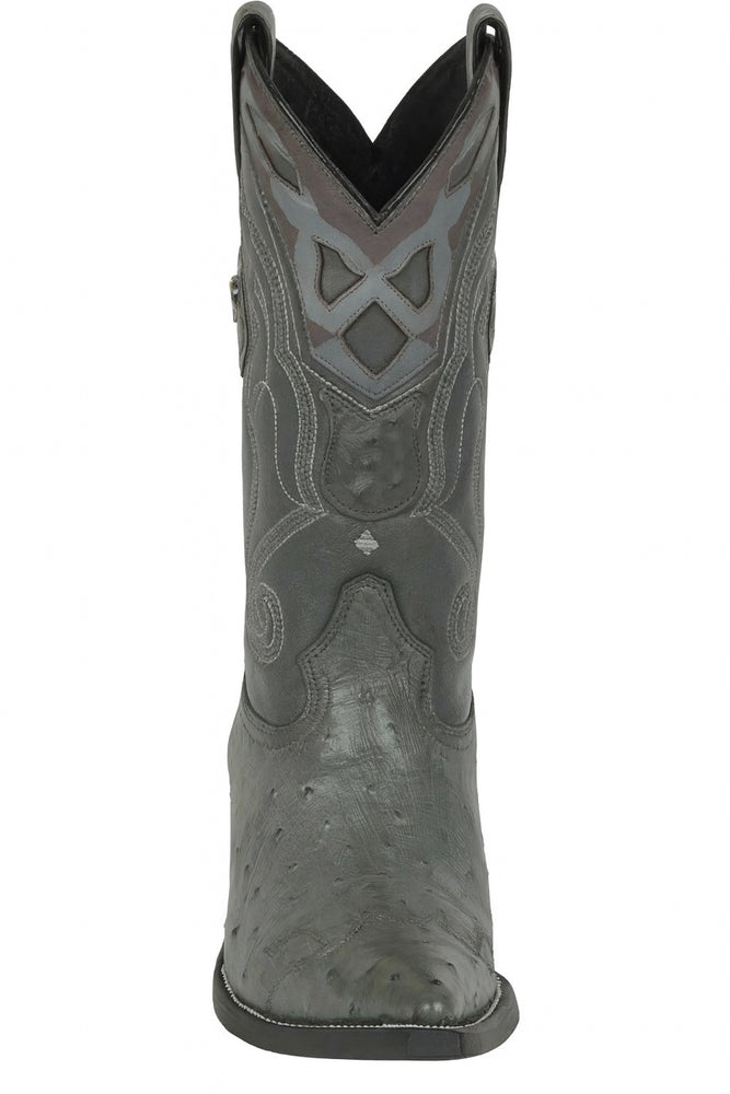 Men's Wild West Smooth Ostrich Skin 3X Toe Boots 29504-B