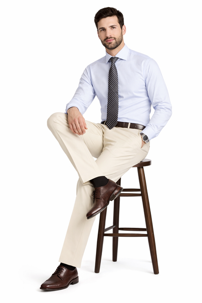 Mens Ivory Dress Pants - Cream Pants - Off White Slacks
