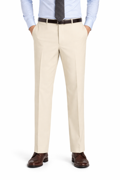 Mens Ivory Dress Pants - Cream Pants - Off White Slacks