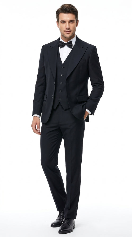 Mens Joker 2 Black 3-Piece Suit – Premium Movie-Inspired Cosplay Costume, Halloween & Formal Dress Outfit