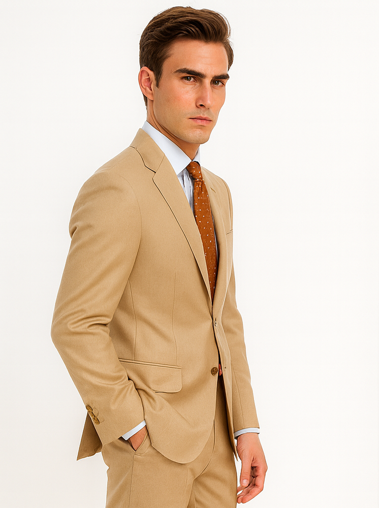 light-tan-suit-for-wedding