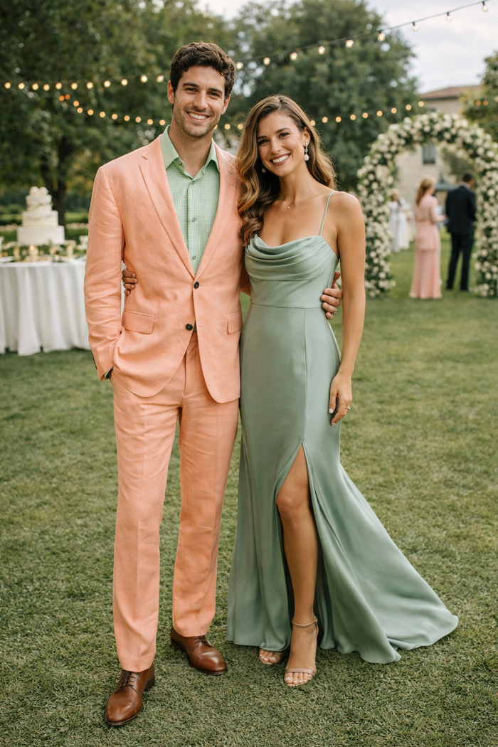 Mens Blazer - Coral Sport Coat - Summer Blazer