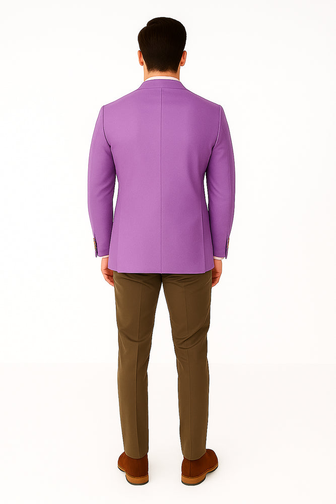 Mens Linen Blazer - Lavender Linen Sport Coat - Summer Blazer