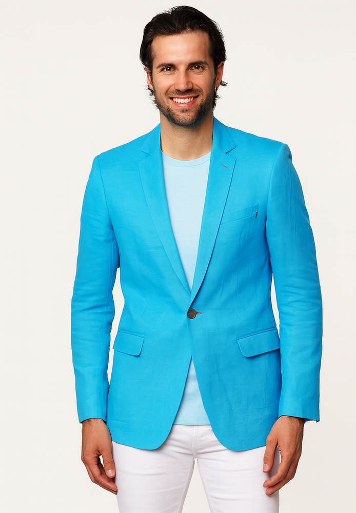 mens-linen-blazer-turquoise