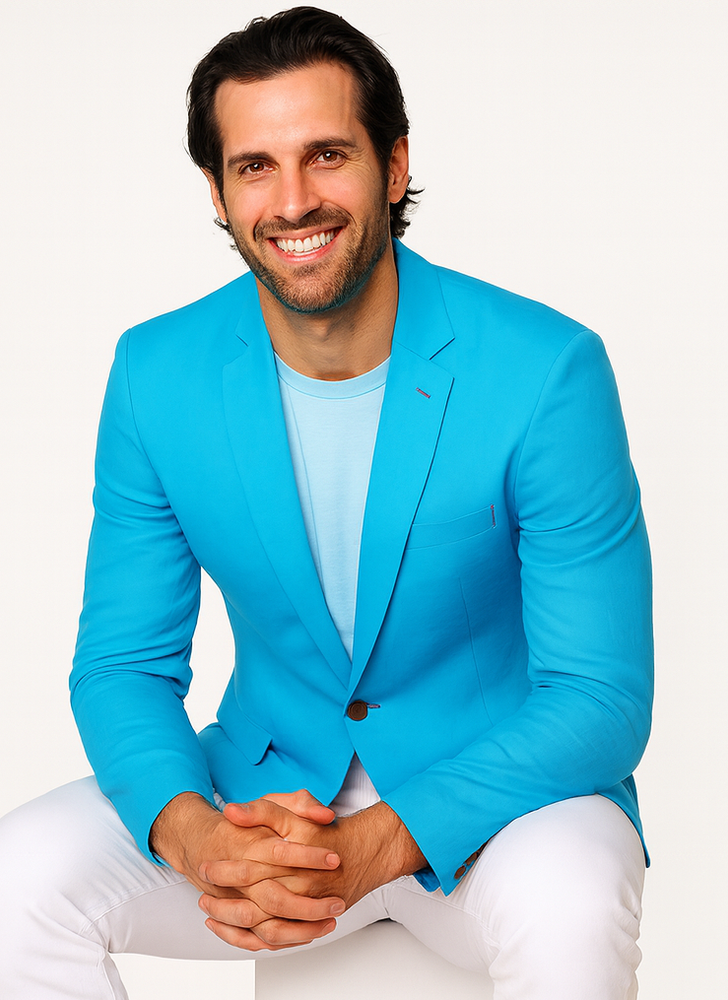mens-linen-blazer-turquoise