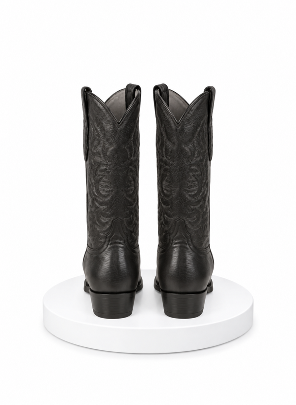 Mens Los Altos Deer Boots Black Deerskin Boots - Deer Boots - Deer Skin Boots