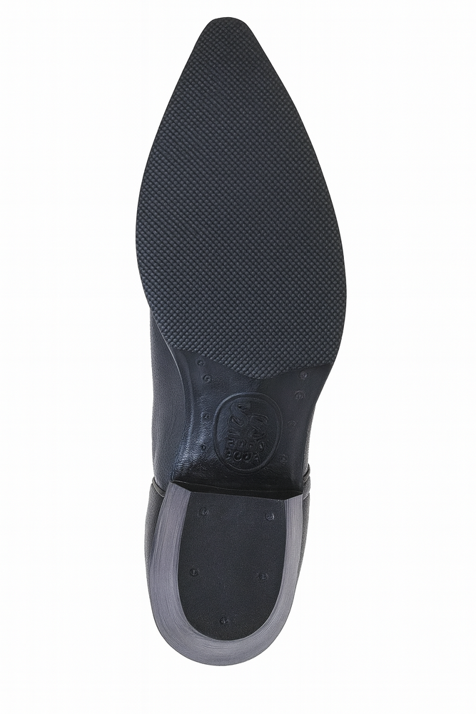 Mens Los Altos Genuine Deer Leather Boots Black Deerskin Boots - Deer Boots - Deer Skin Boots