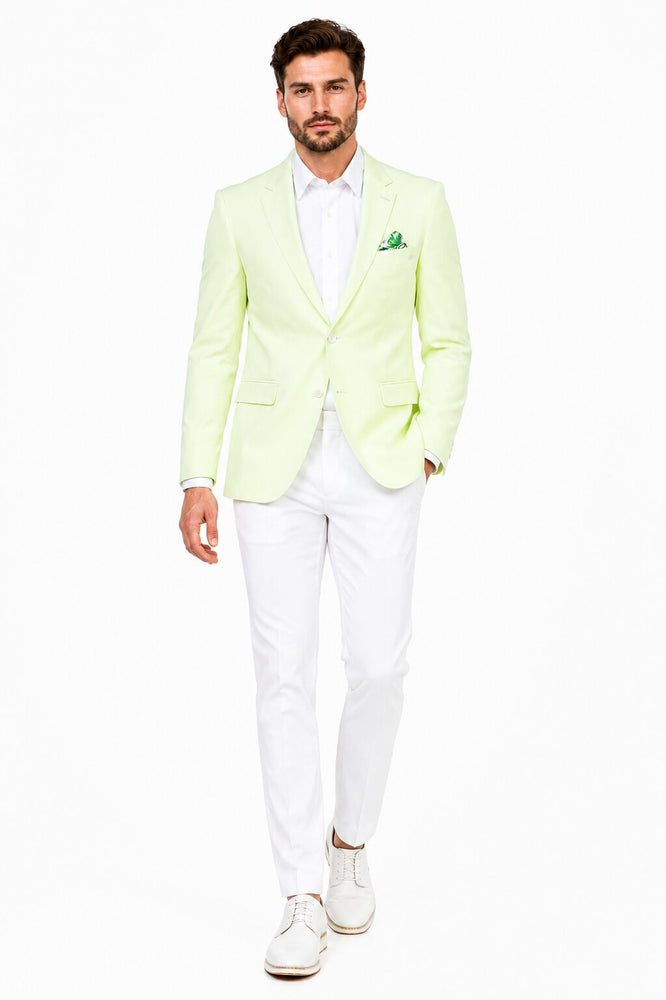 Mint Green Blazer - Light Green Blazer For Men