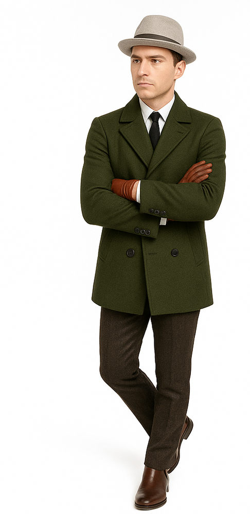 mens-olive-green-designer