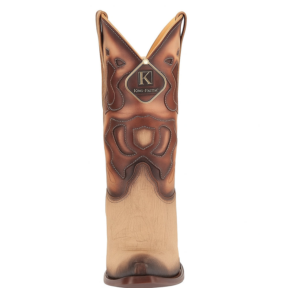 King Exotic Men's Shark Snip Toe Western Boots