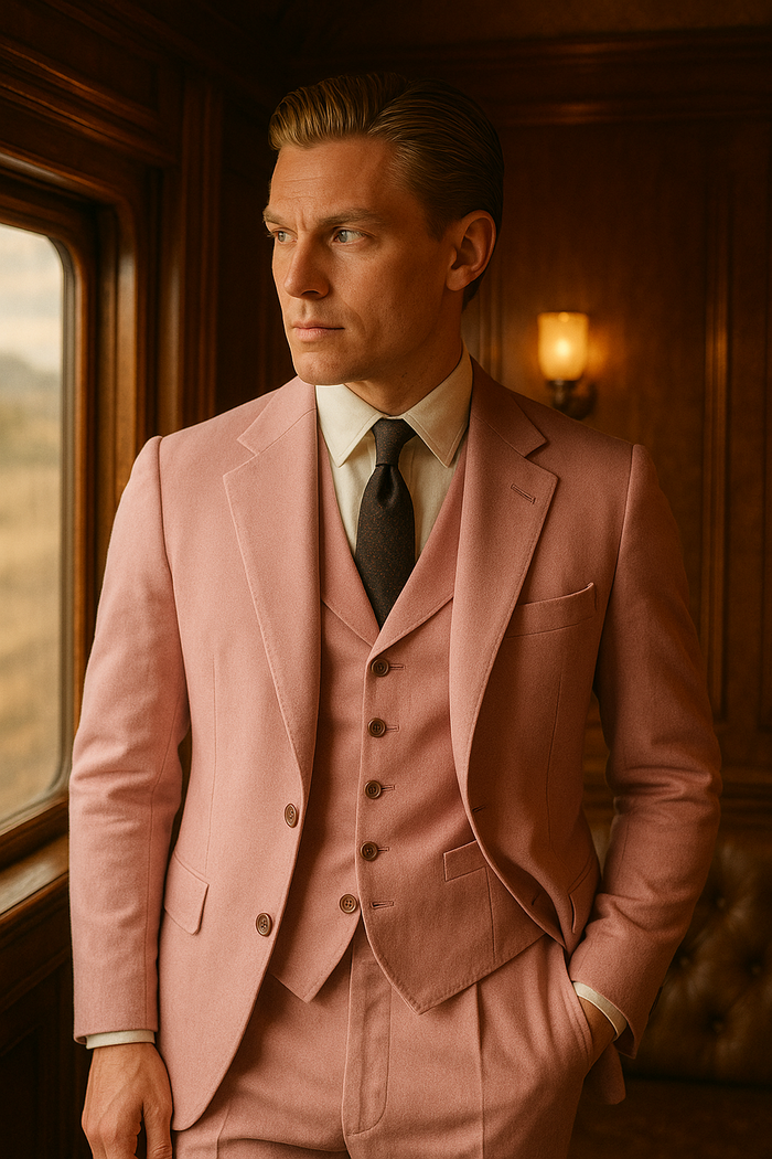 Great Gatsby Pink Suit