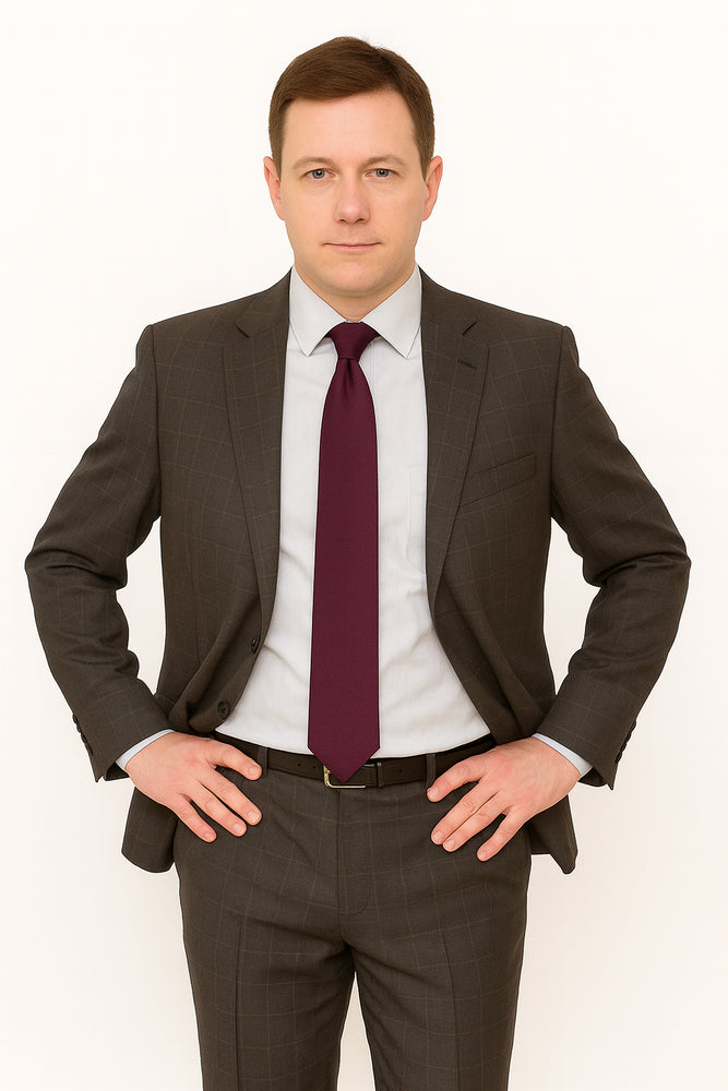 Mens Plaid Suit Designer Affordable Inexpensive Men's Windowpane Pattern Gray Suit Flat Front Pant