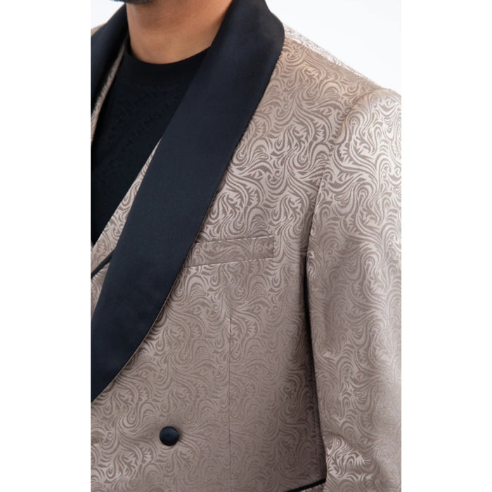 Men’s Platini Khaki Blazer with Matching Vest