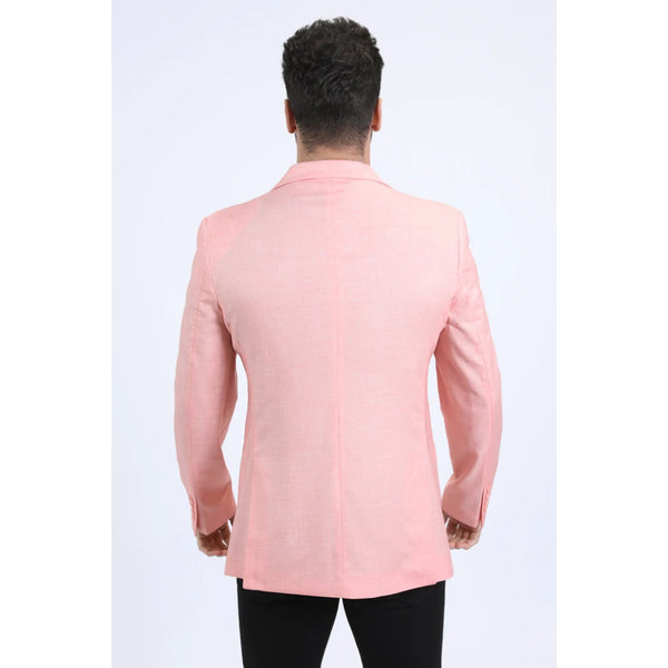 Men’s Platini Stylish Peach Modern Fit Blazer