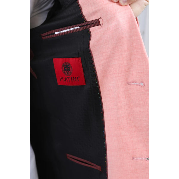 Men’s Platini Stylish Peach Modern Fit Blazer