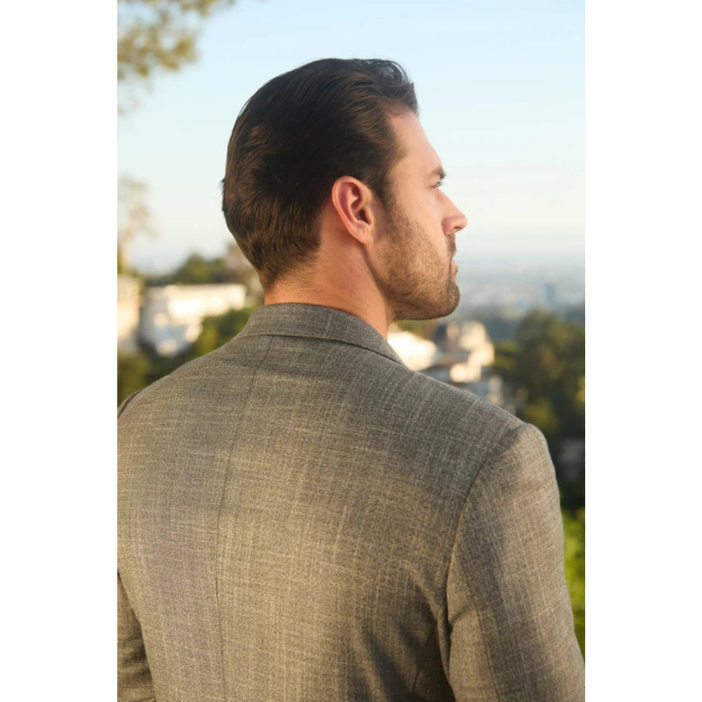 Men’s Platini Tailored Modern Fit Blazer in Grey