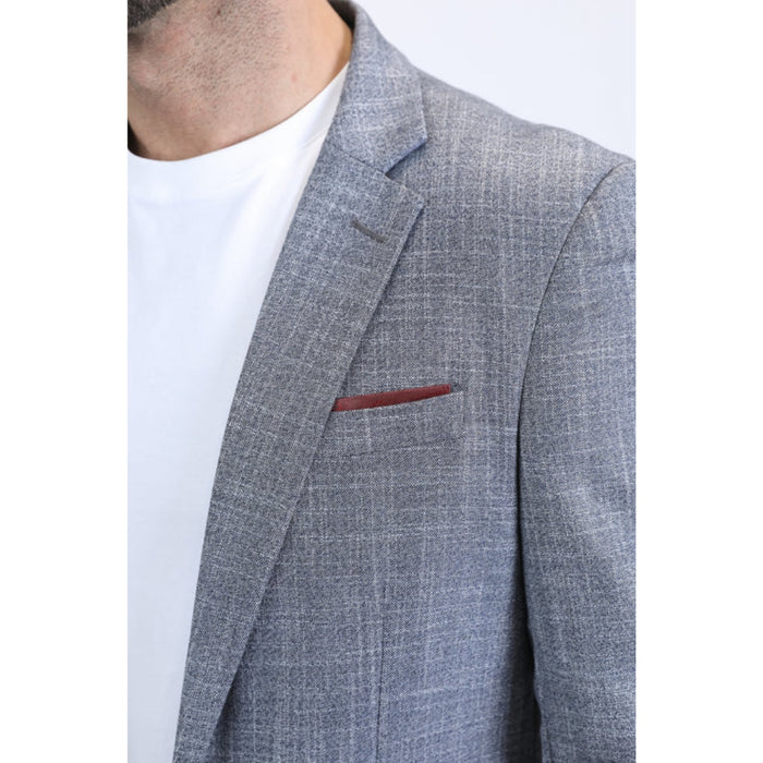 Men’s Platini Tailored Modern Fit Blazer in Grey