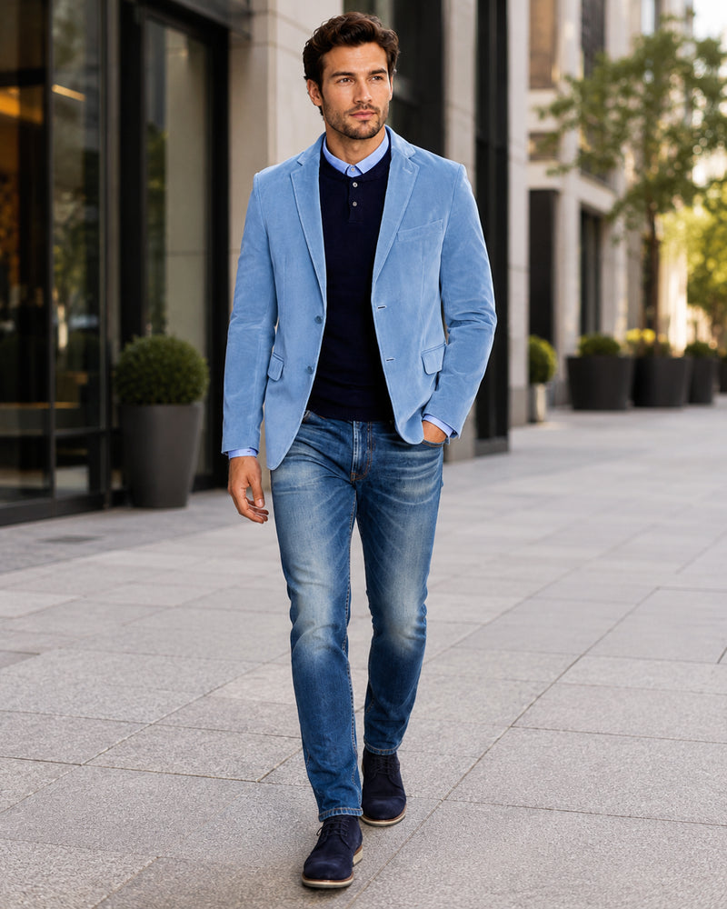 Men's Sky Blue ~ Light Blue ~ Baby Blue Men's blazer Sport Coat Jacket