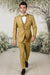 Champagne Tuxedo for Men – Vested Satin Lapel Wedding & Prom Suit
