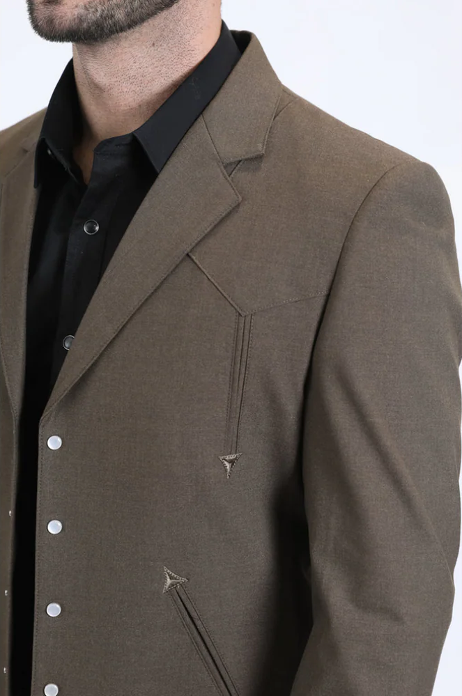 Men's Western Sport Suit - Brown