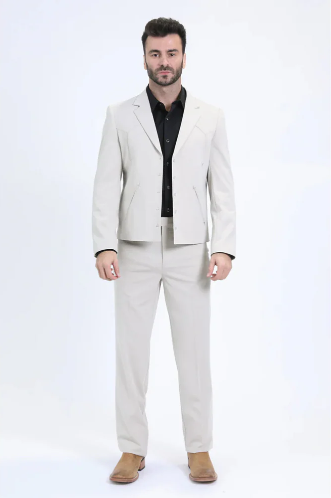 Men's Western Sport Suit - White