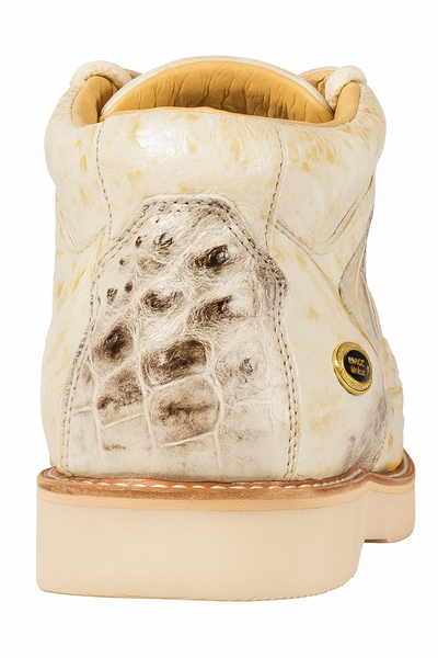 Men's Wild West Boots Caiman and Ostrich Skin Shoe 2ZA050249