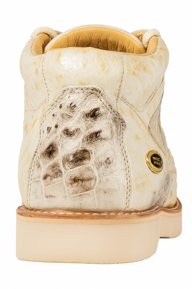 Men's Wild West Boots Caiman and Ostrich Skin Shoe 2ZA050249