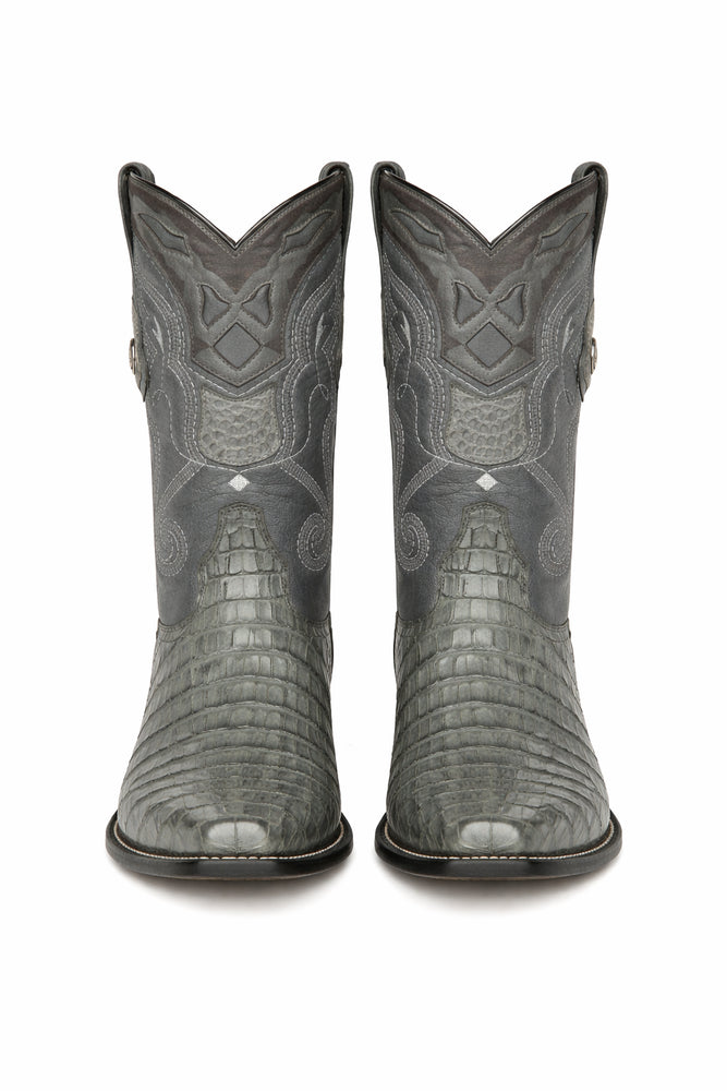 Men's Wild West Caiman Tail Skin 3X Toe Boots 29501-B