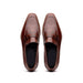 Zelli Meo Hand Burnished Calfskin Penny Loafers in Cognac
