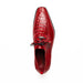 Genuine Caiman & Lizard Red Shoe