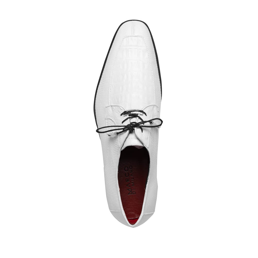 Marco Di Milano Merida White Leather Oxford