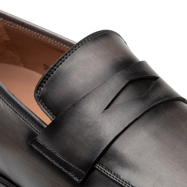 Mezlan Avenue Rubber Sole Penny Loafer