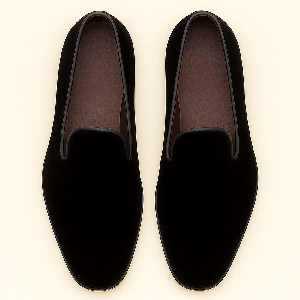 Lublin Velvet Black By Mezlan Made In Spain Brand